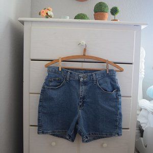Vintage Medium Wash Mom Shorts